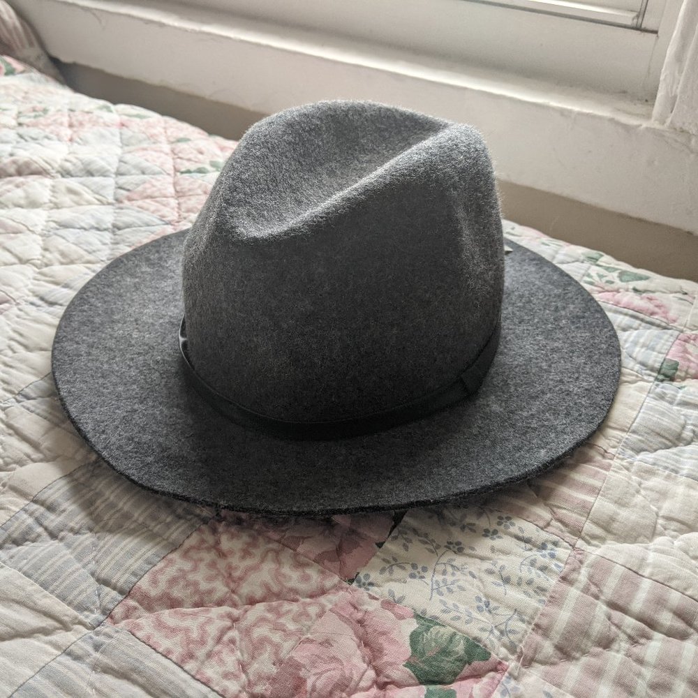 Grey Wool Hat